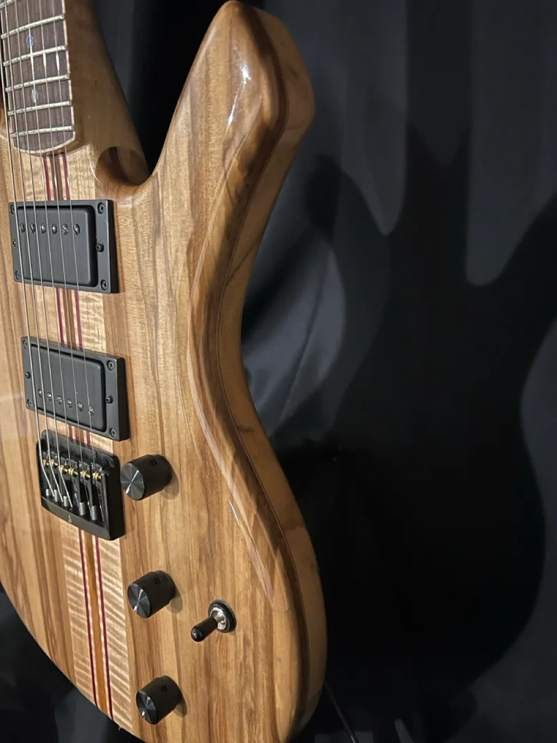 The Sausalito - Red Gum Top, a handmade RJB neck-through guitar — photo 10 of 19
