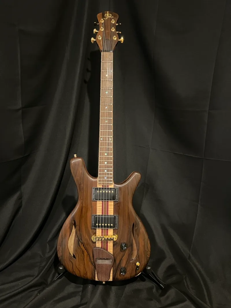 The Tiburon - Zircote Top, a handmade RJB neck-through guitar — photo 1 of 19
