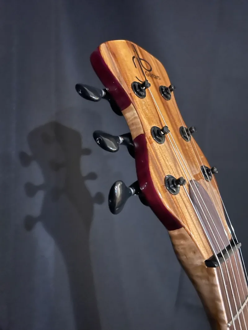 The Sausalito - Red Gum Top, a handmade RJB neck-through guitar — photo 8 of 19