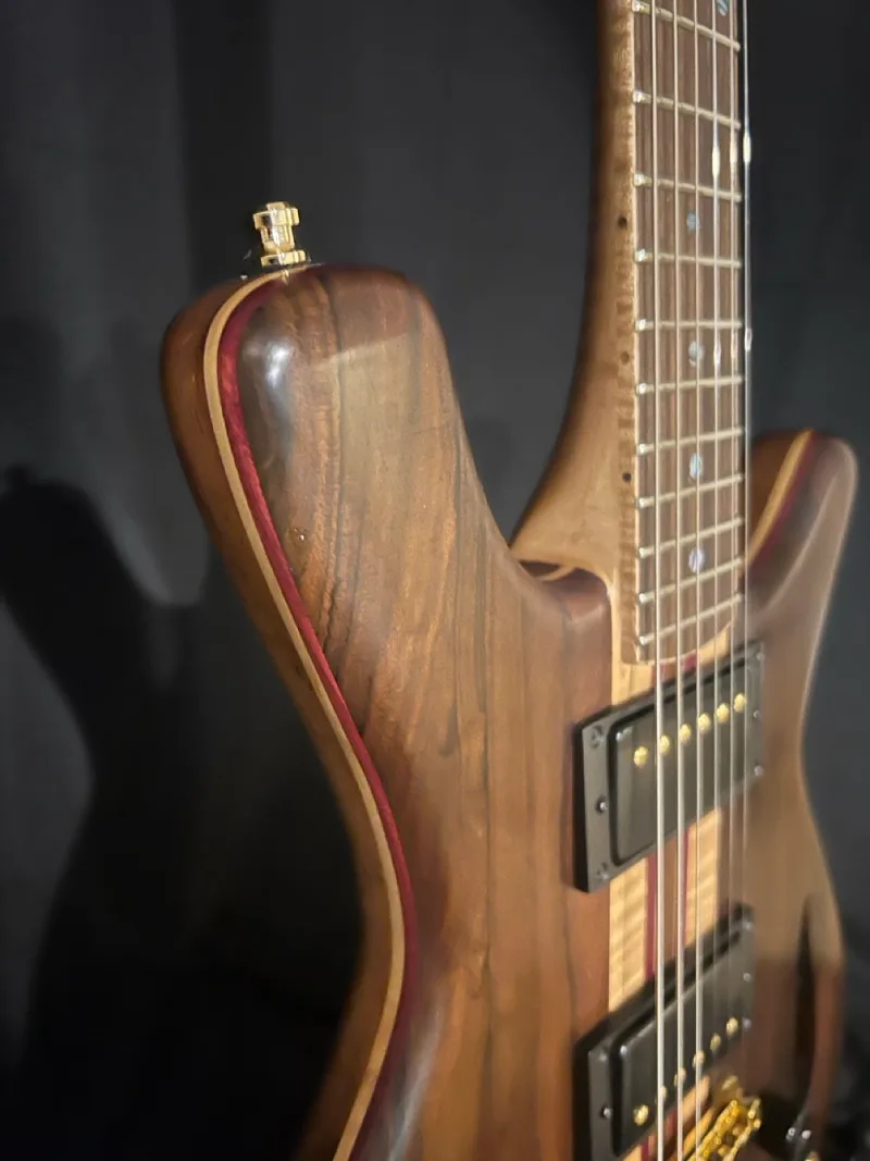 The Tiburon - Zircote Top, a handmade RJB neck-through guitar — photo 18 of 19