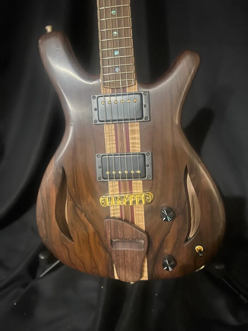 The Tiburon - Zircote Top, a handmade RJB neck-through guitar — photo 5 of 19