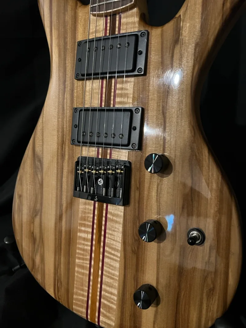 The Sausalito - Red Gum Top, a handmade RJB neck-through guitar — photo 11 of 19