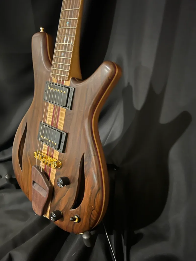 The Tiburon - Zircote Top, a handmade RJB neck-through guitar — photo 15 of 19
