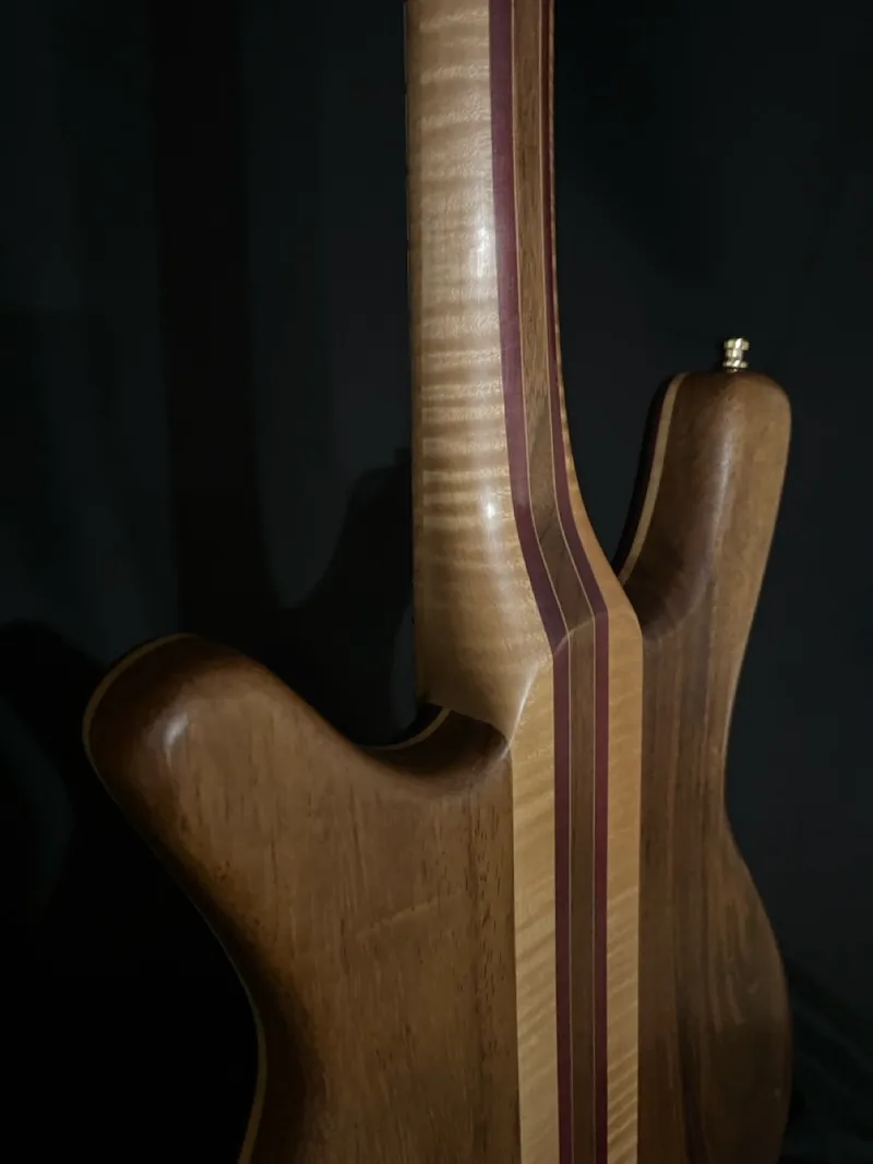The Tiburon - Zircote Top, a handmade RJB neck-through guitar — photo 13 of 19