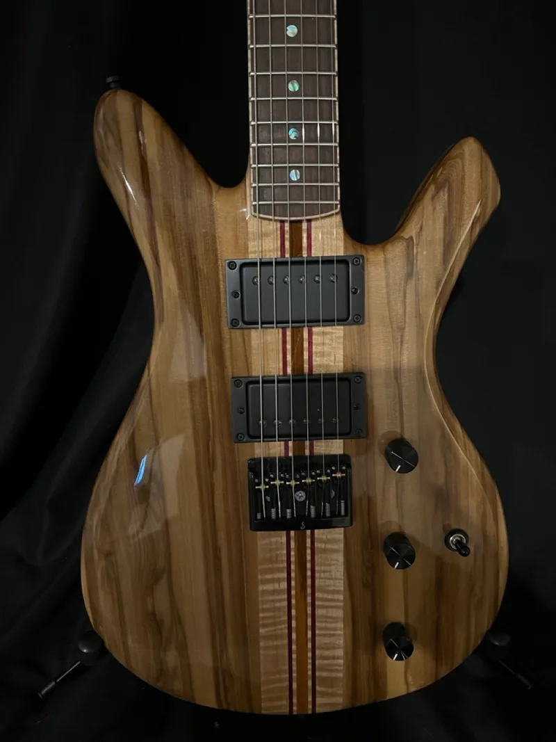 The Sausalito - Red Gum Top, a handmade RJB neck-through guitar — photo 5 of 19