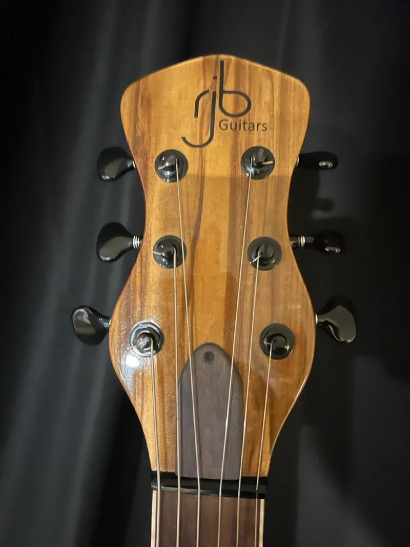 The Sausalito - Red Gum Top, a handmade RJB neck-through guitar — photo 9 of 19