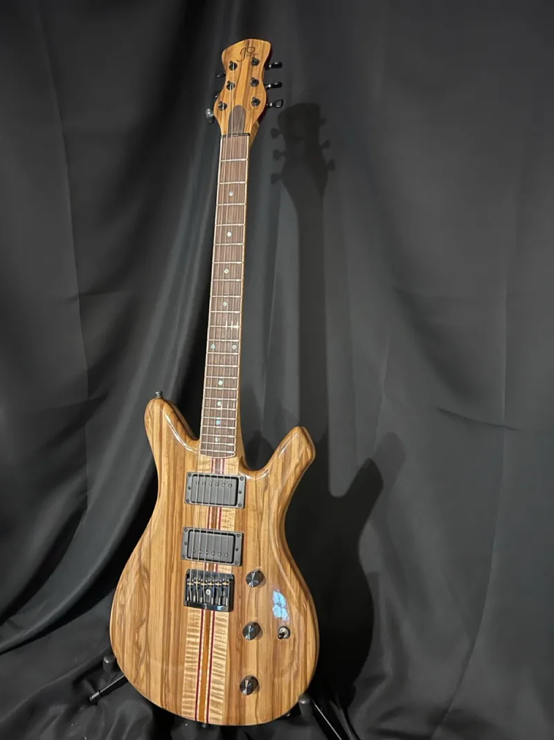 The Sausalito - Red Gum Top, a handmade RJB neck-through guitar — photo 2 of 19