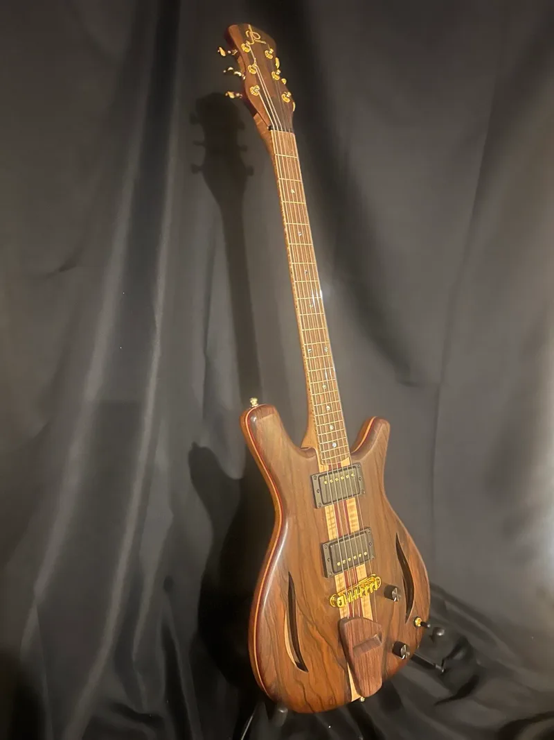 The Tiburon - Zircote Top, a handmade RJB neck-through guitar — photo 4 of 19