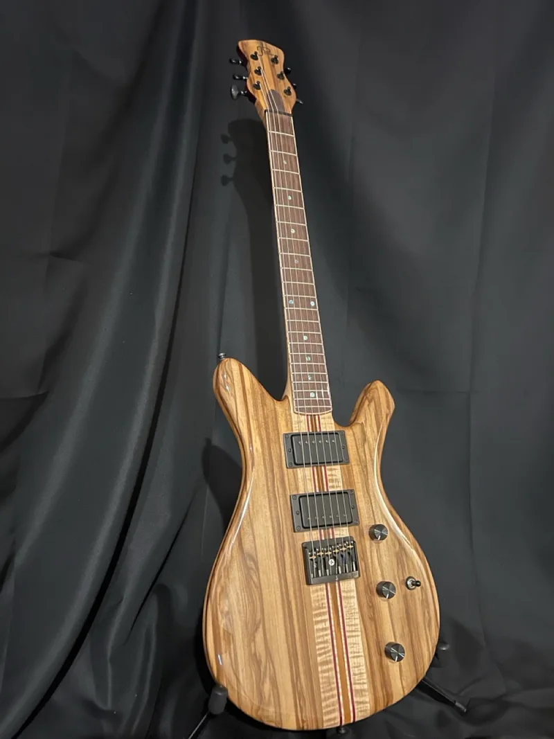 The Sausalito - Red Gum Top, a handmade RJB neck-through guitar — photo 4 of 19