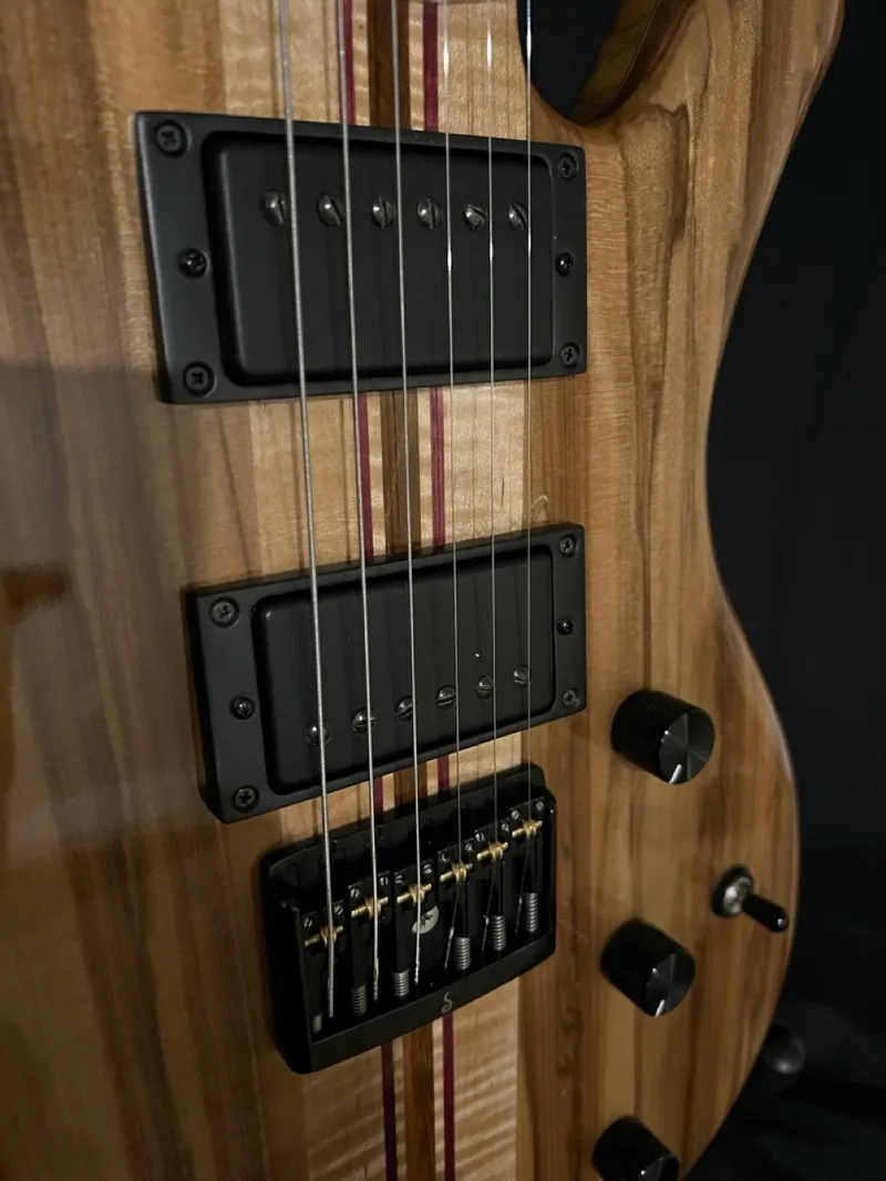 The Sausalito - Red Gum Top, a handmade RJB neck-through guitar — photo 7 of 19