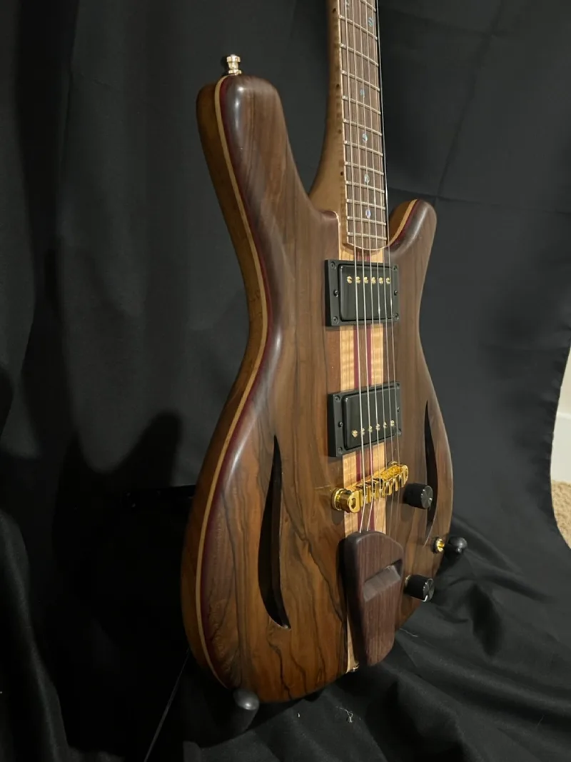 The Tiburon - Zircote Top, a handmade RJB neck-through guitar — photo 7 of 19